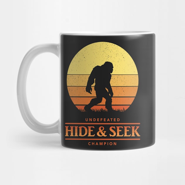 Bigfoot Undefeated Hide & Seek Champion by CreativeFit